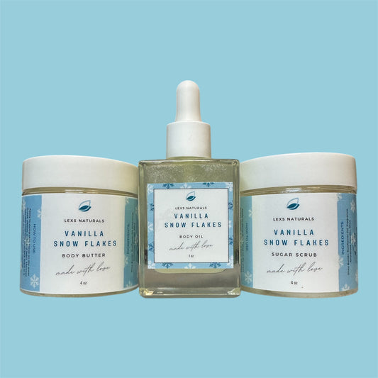 Vanilla Snow Flakes Holiday Edition Body Care Bundle